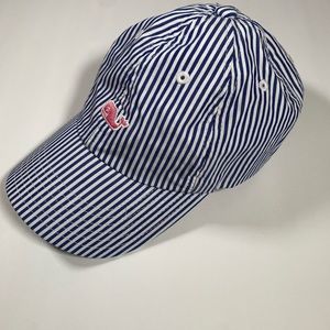 Preppy classic vineyard vines striped baseball cap